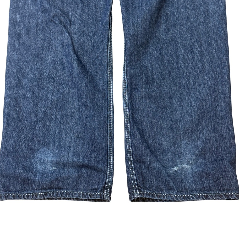 Coogi Embroidered Crest Jeans Blue 40 Relaxed Fit Hip Hop Streetwear Denim - Picture 14 of 15